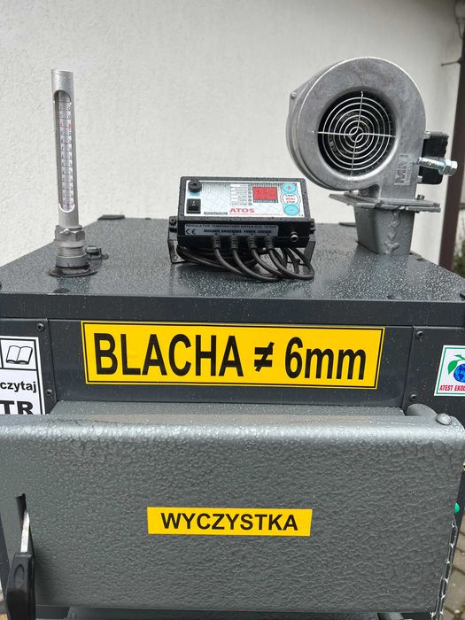 Piec Kocioł do 140m2 16kw na Węgiel Drewno + Sterownik Dmuchawa