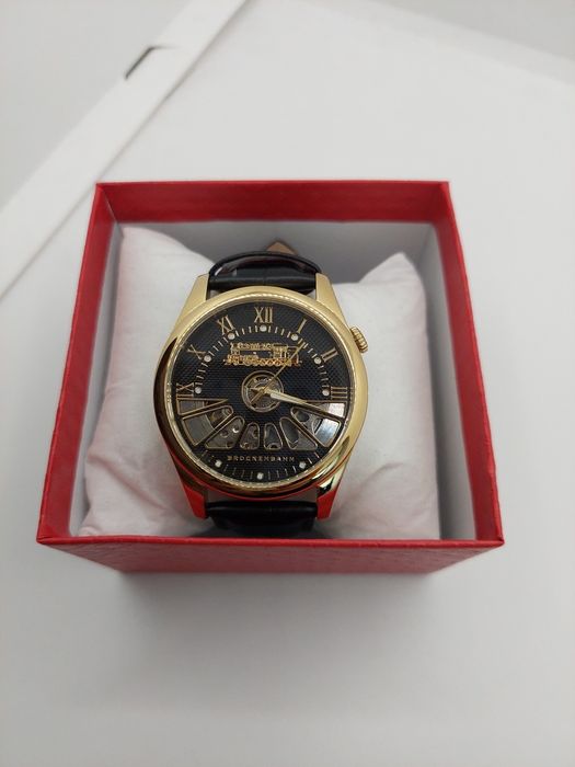 Zegarek męski na rękę z pociągiem kolej Bradford