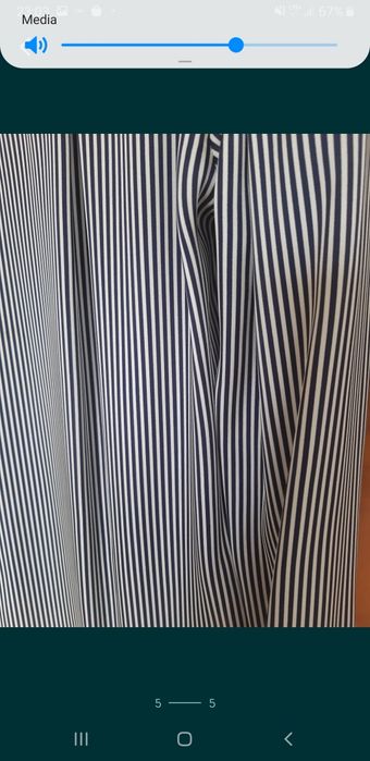 Koszula Zara paski M oversize woman elegant marynarska glamour tkmaxx