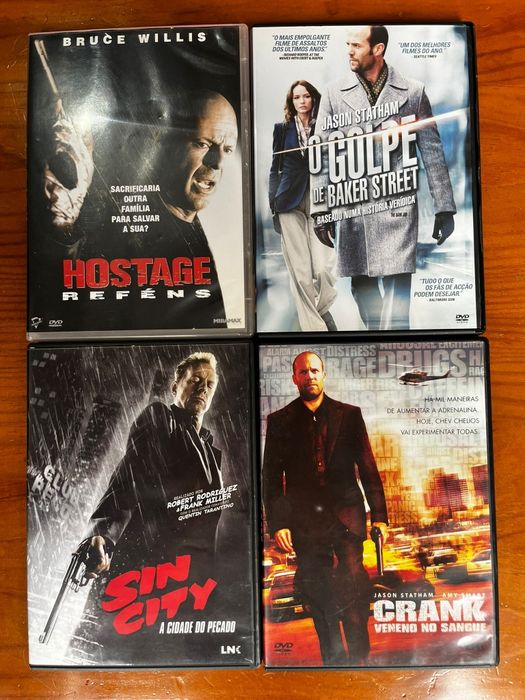 Conjunto 16 DVDs - 50€ / DVDs individuais - 4€