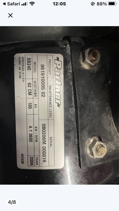 Odśnieżarka Partner SB 240