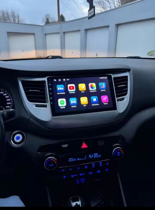 Rádio Hyundai Tucson IX35 Android 14 com GPS