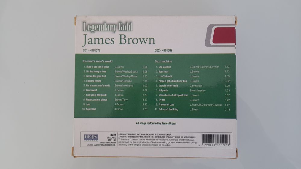 James Brown Legendary Gold