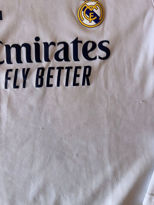 Equipamento Real Madrid tam 8 anos (Vini Jr)