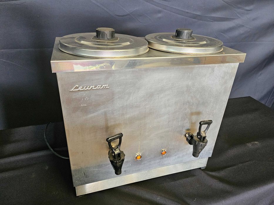 Leiteira dupla em inox