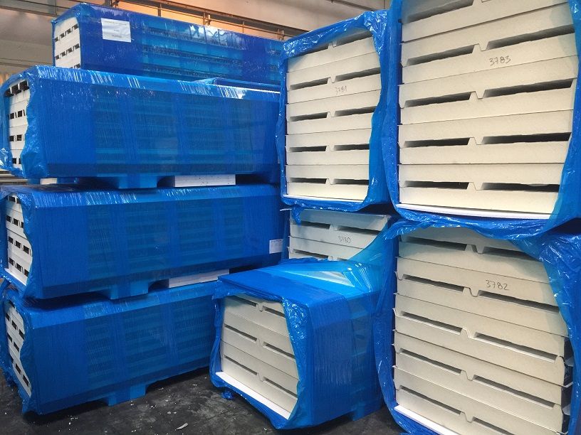 płyta warstwowa ścienna obornicka RAL 9006 płyty warstwowe ścienne