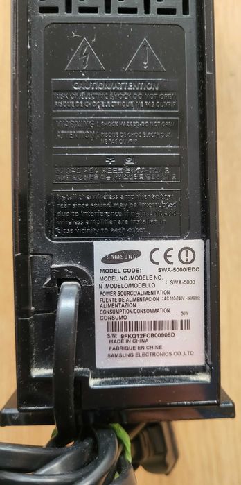 Samsung SWA-5000 bezprzewodowy moduł odbioru + TX transmiter SWA-5000T