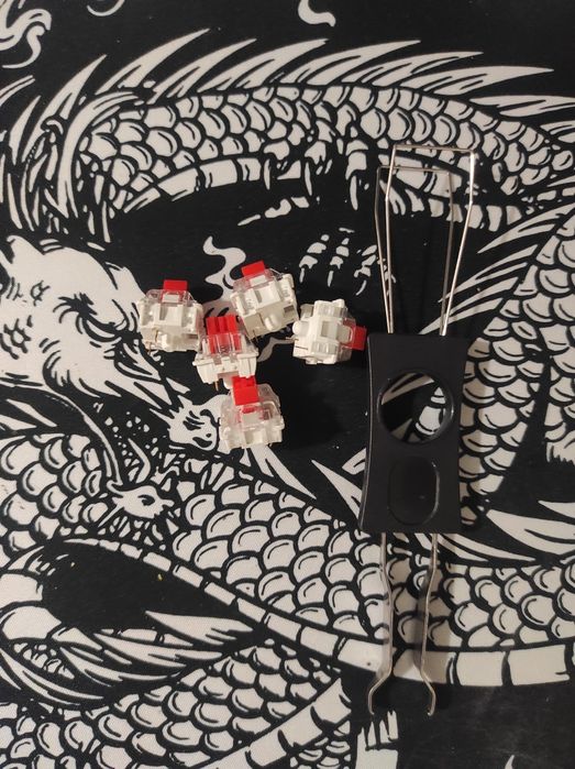 Механічна клавіатура,Red dragon k617 fizz Белая