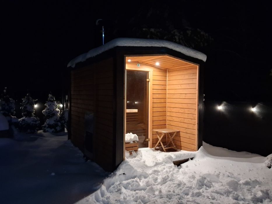 Domek Mazury, Święta Lipka/Mrągowo, balia/jacuzzi, sauna, Ferie!
