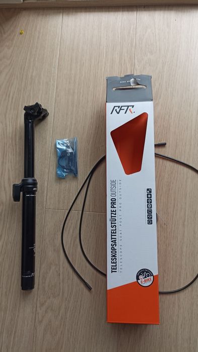 Sztyca  Regulowana 31,6 TranzX Pro RFR 120mm kabel na zewnątrz