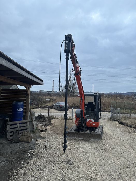 Мініескаватор # Гідромолот# Бур ( сверління отворів )
