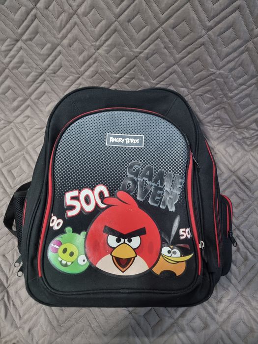 Mochila + estojo Angry Birds