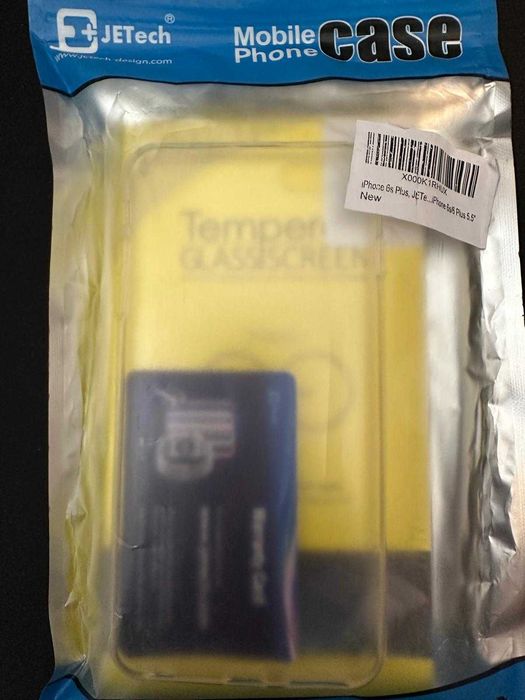 Kit Capa + Vidro Temperado para iPhone 6/6s Plus (5.5")