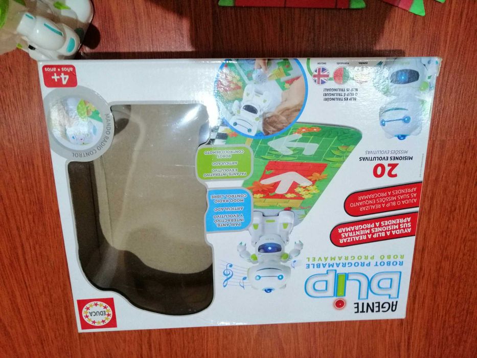 Robot programável, Agent Blip, Educa, 4 anos