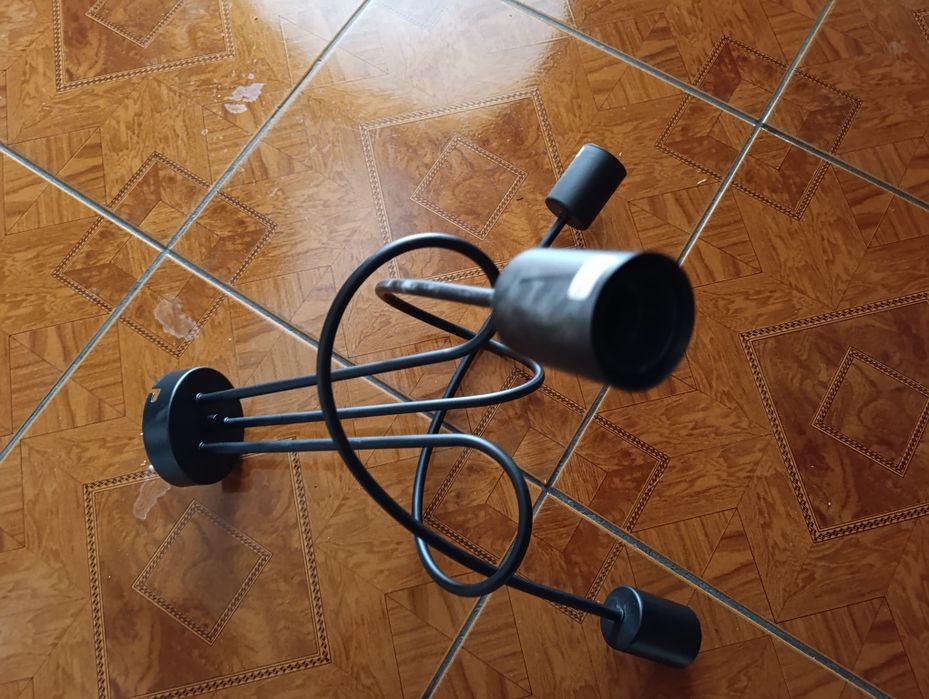 Lampa żyrandol loft młodzieżowy
