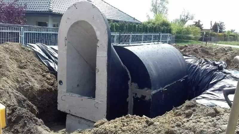 Piwnica ogrodowa ziemianka betonowa , schron, spiżarnia