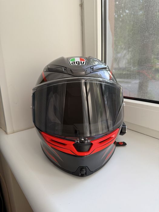 Agv k6s + гарнітура sena 50R