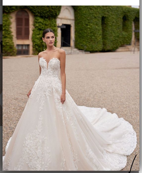 Vestido noiva Rosa Clará como novo