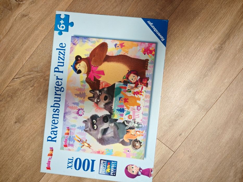 Puzzle Masha. Ravensburger 100 elementów XXL.