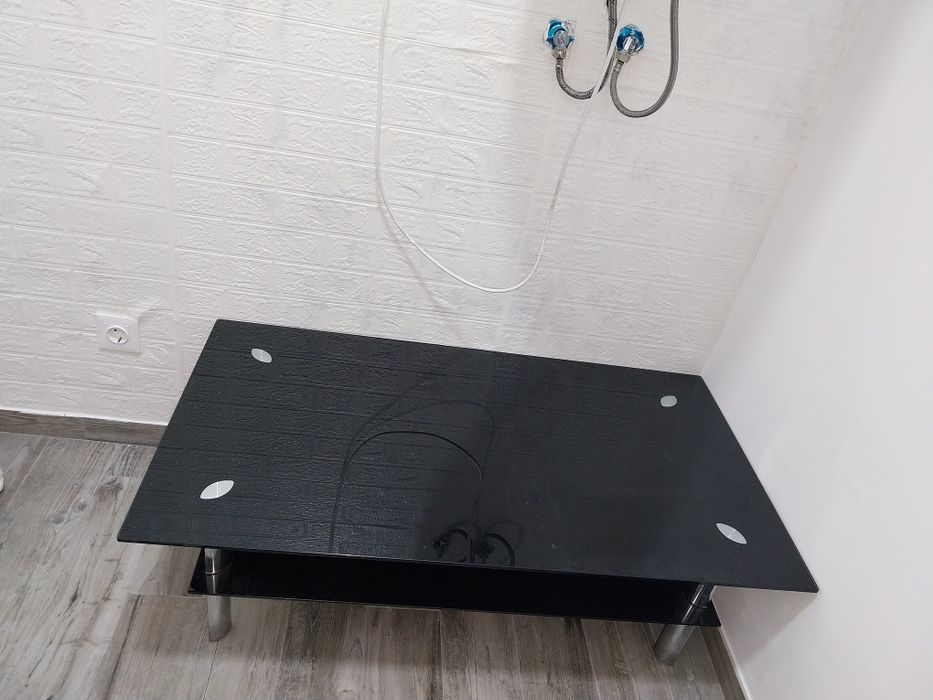 Mesa de centro em vidro