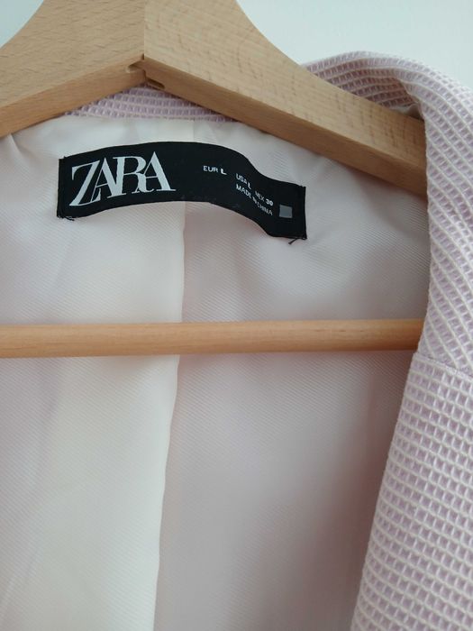 Casaco bolero rosa L da Zara NOVO