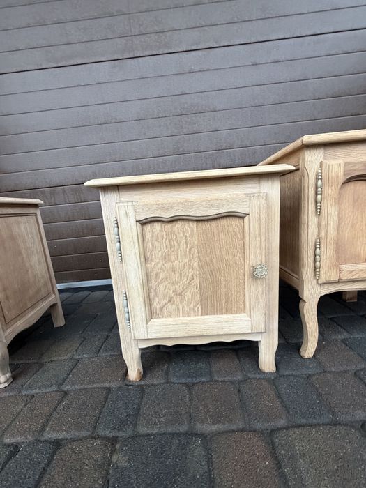 Szafki w stylu ludwikowskim  oczyszczone dąb stan surowy