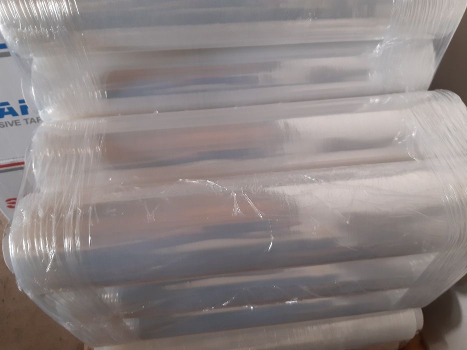 Folia stretch, strecz, transparent 3kg, tuleja250 g
