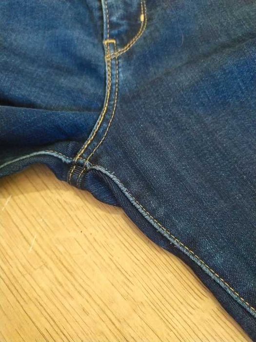 Spodnie damskie jeansy Levis 725 high rise bootcut navy granatowy popular Pinterest 31