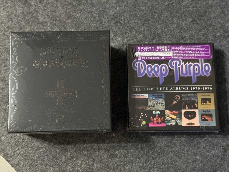 Колекційне видання Black Sabbath – Black Box 1970-2017 21CD+1BD та Deep Purple – The Complete Albums 1970-1976 10CD Нові Запаковані