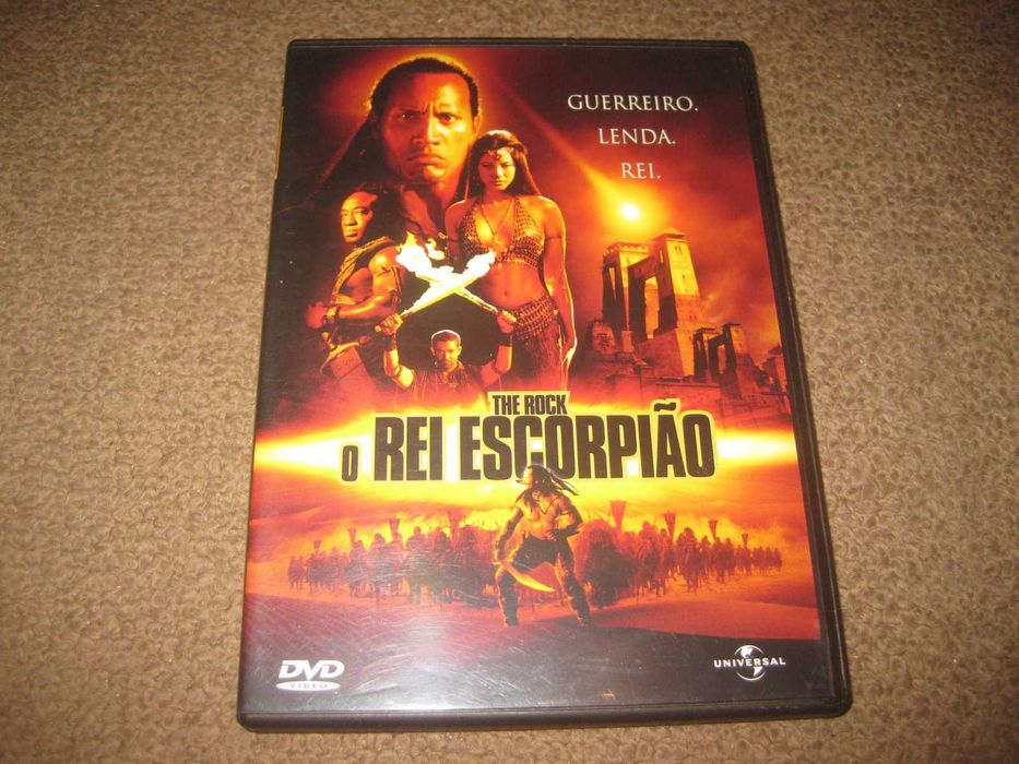 DVD "O Rei Escorpião" com Dwayne Johnson