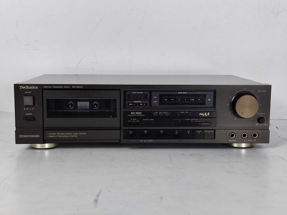 Technics RS-B505 Ładny Magnetofon Deck Kaseta po przeglądzie SPRAWNA