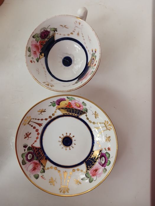 Английский форфор. Чайная пара