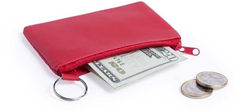 Porta moedas para brindes