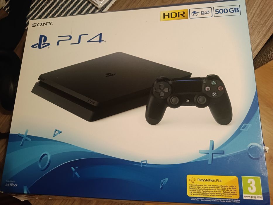 Konsola PS4, 500GB, Nowy pad.