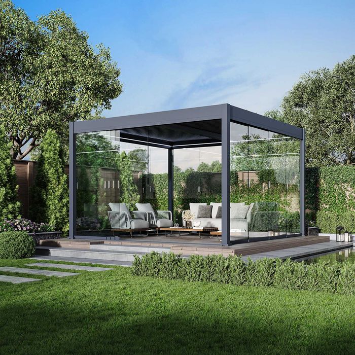 Pergola aluminiowa- zadaszenie wolnostojące