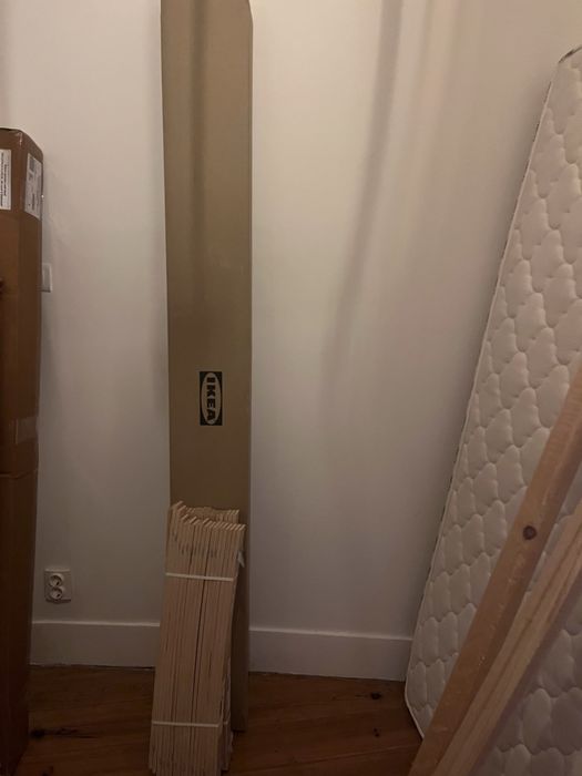 Cama nova, nunca utilizada, na embalagem original