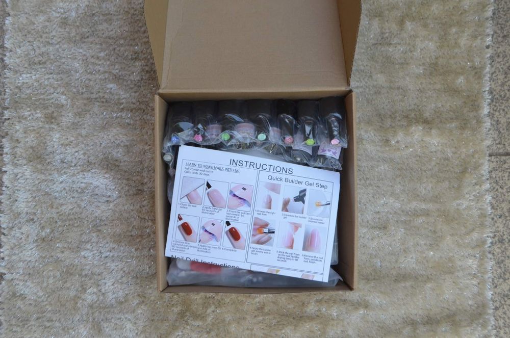 (NOVO) Kit de Unhas de Gel completo