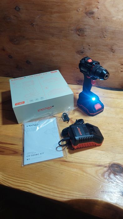 Шуруповерт Dnipro-M CD 200BC KIT без АКБ та ЗП