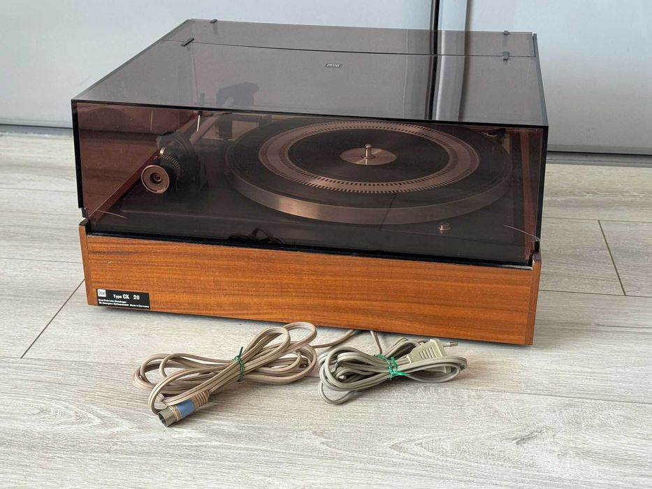 Vintage Gramofon Dual 1219 CK 20 Unikat Drewno