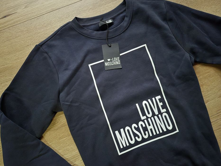 Bluza Dresowa Tunika Damska Love Moschino L