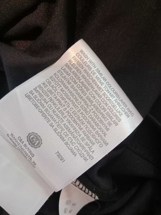 Sukienka szyfon czarna Yessica 44 XXL