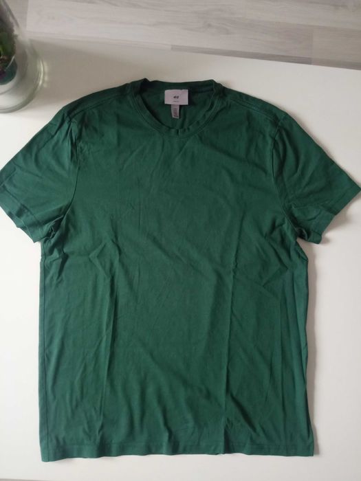 H&M koszulka T-shirt zielony r M