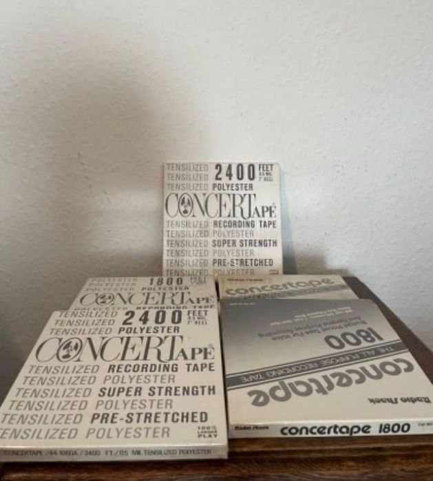 Taśmy szpulowe Concert 18 cm Nowe