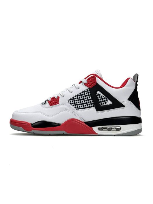 Кросівки Nike Air Jordan 4 Retro White (Бюджетна версія) | Кроссовки Найк чоловічі