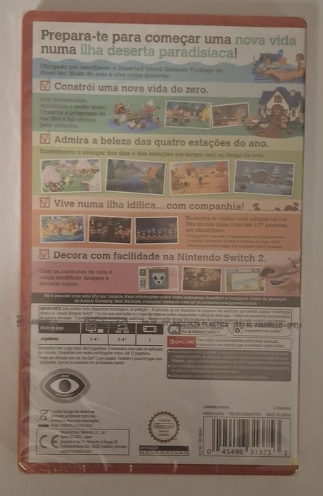 Jogo Nintendo Switch 2 Animal Crossing New Horizons