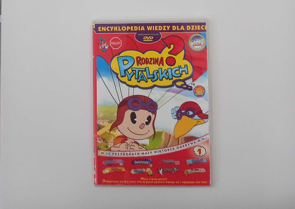 Edukacja dzieci seria Rodzina Pytalskich (7 płyt DVD) + gratis do wyboru