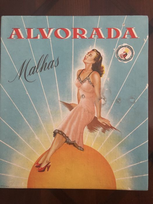 Caixa cartao Malhas Alvorada antiga