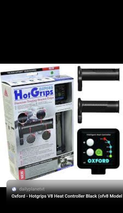 NOWE manetki grzane OXFORD HotGrips Cruiser 25,4 mm