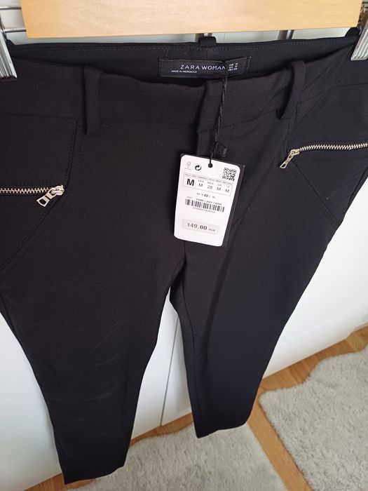ZARA nowe eleganckie spodnie M średni stan