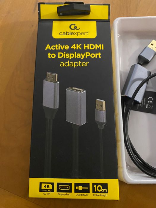 Cabo HDMI - DisplayPort e usb